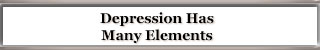 Depression Has Many Elements